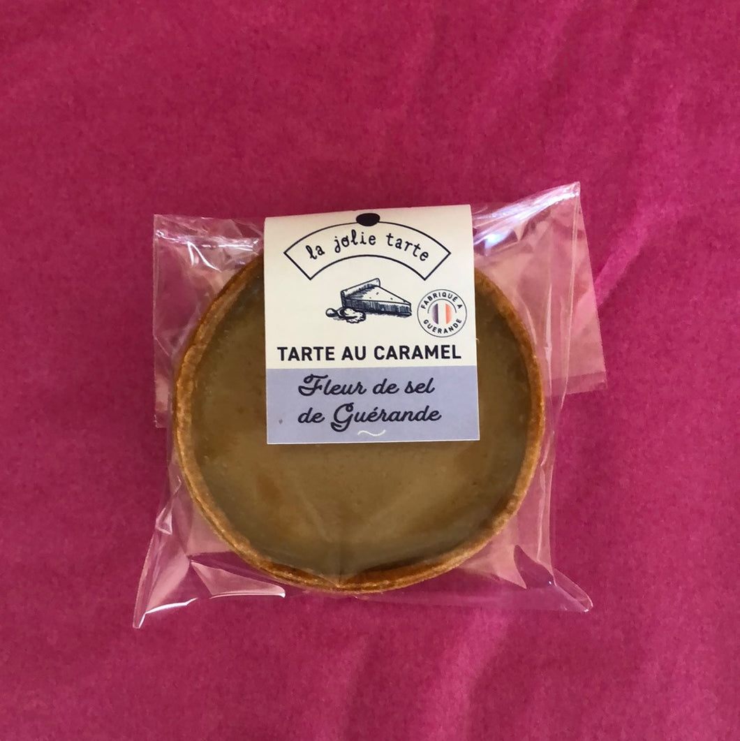 Tartelette Caramel Fleur de Sel de Guérande, La Jolie Tarte, 60g