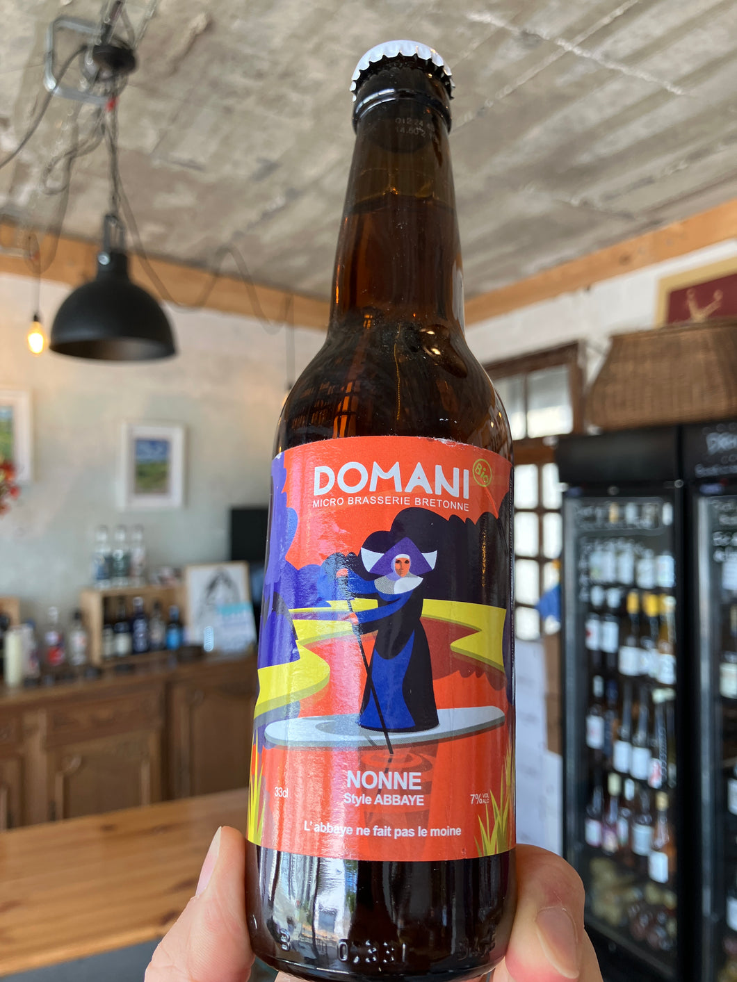 Bière Nonne Grata Blonde d’Abbaye bio, Brasserie Domani, 33cl