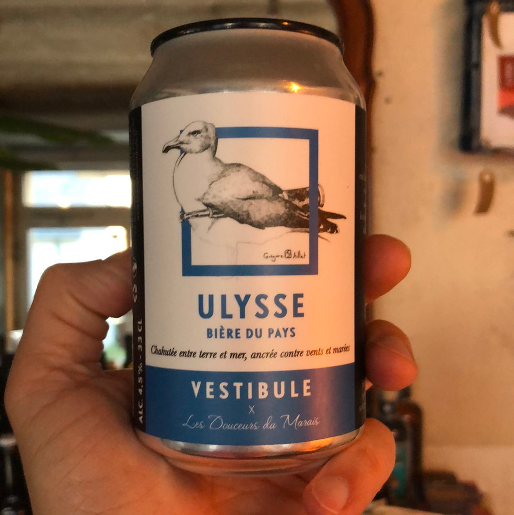 Ulysse, bière du pays, Brasserie Vestibule 33cl
