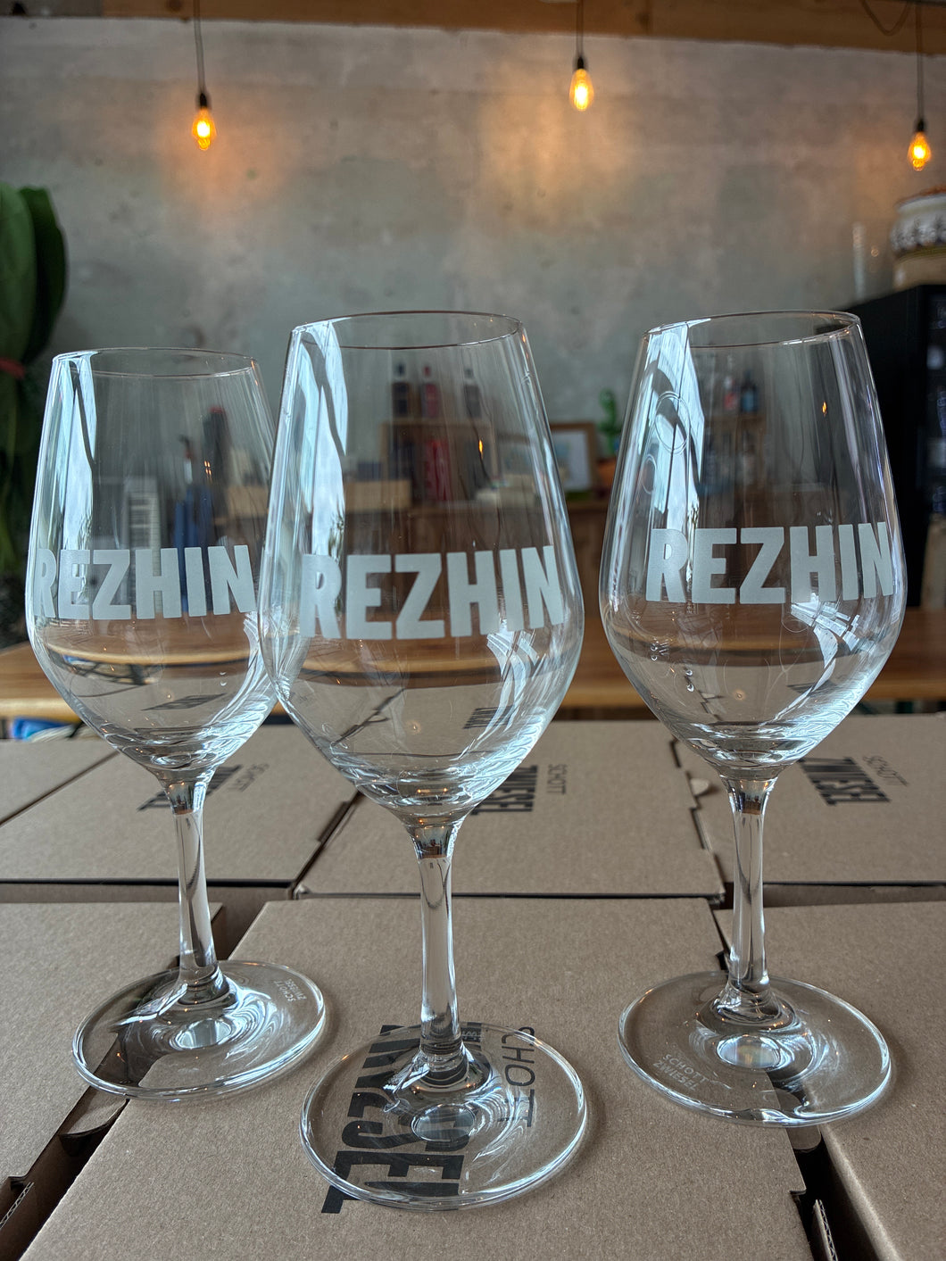 Verre sérigraphié REZHIN, 26cl (les 6)