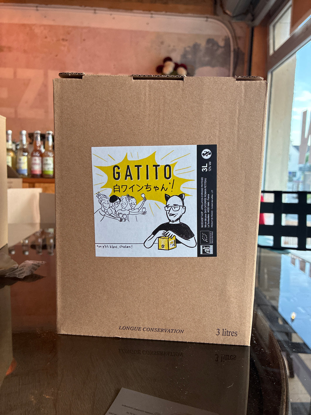 Bib Gatito Muscadet 2023, 3L, Romain Petiteau