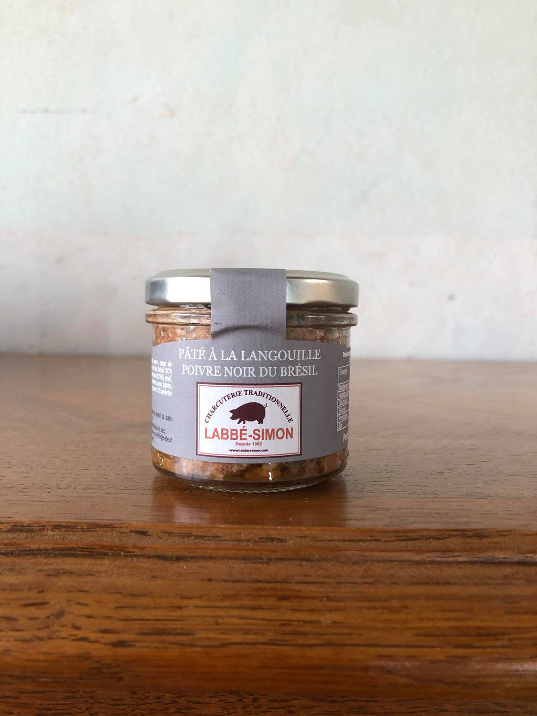 Pâté à la Langouille, poivre noir, 90g