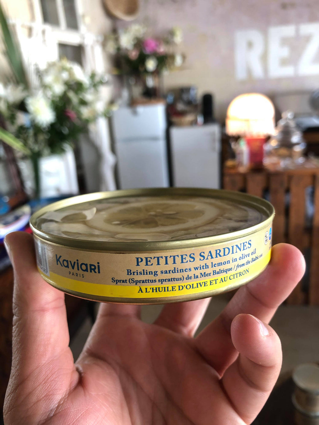 Sardines au citron et à l'huile d'olive, Kaviari, 120g