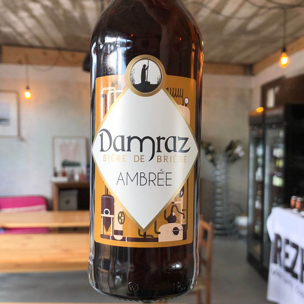 Bière Ambrée, Brasserie Damraz, 33cl