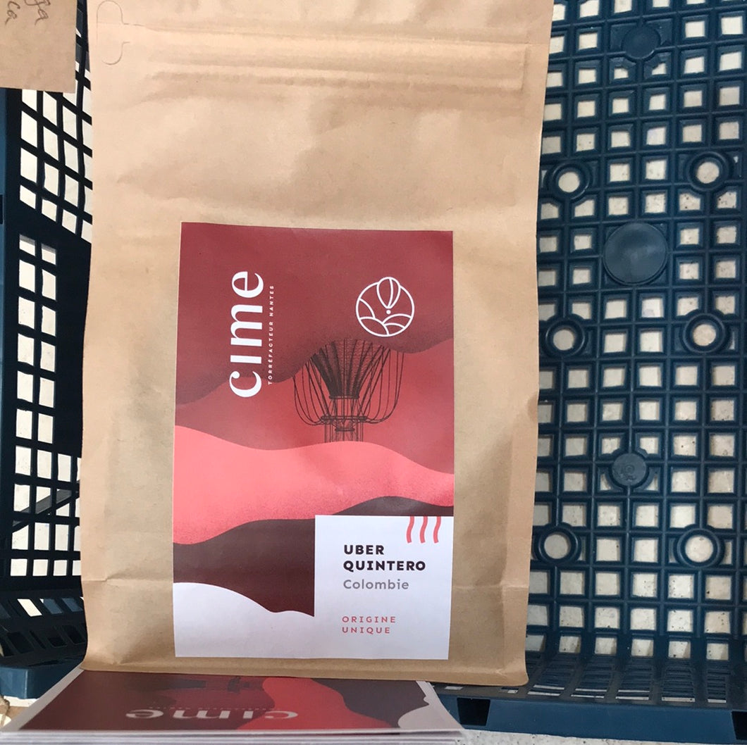 Uber Quintero, Colombie, café torréfié par Cime, 250g