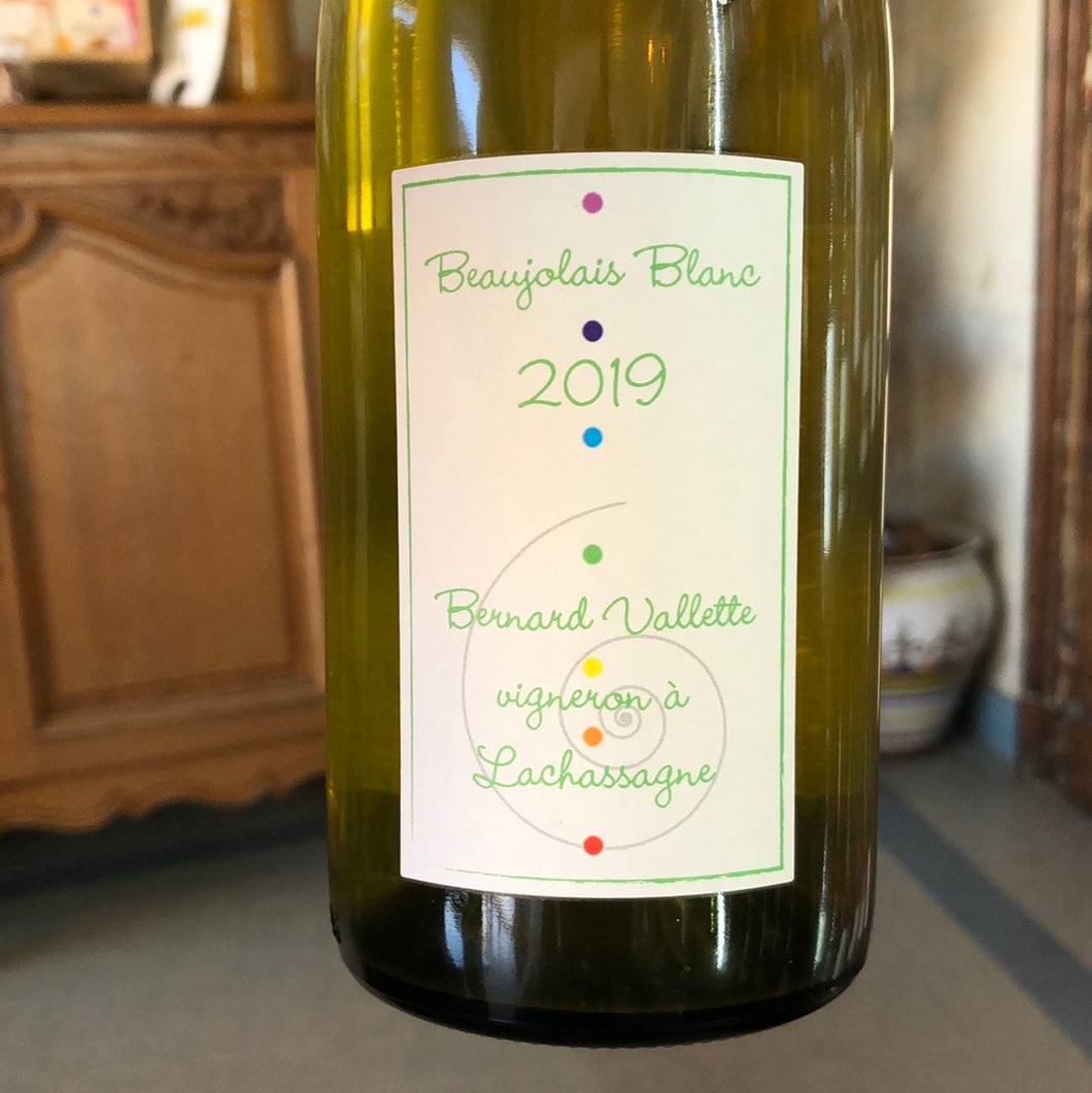 Beaujolais Blanc 2019, Bernard Vallette, 75cl